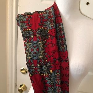 Lularoe OS sunflower Leggings